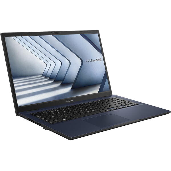 Laptop Asus ExpertBook B1 B1502CVA, 15.6 inch FHD, Intel Core i5-1335U, 8GB DDR4, 512GB SSD, Intel Iris Xe, Star Black