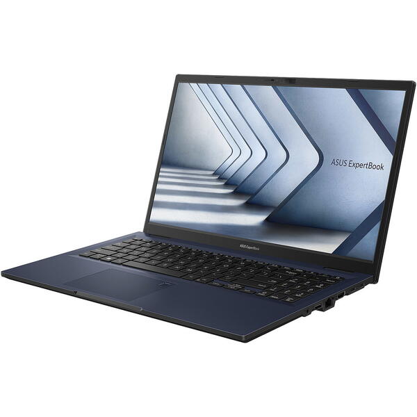 Laptop Asus ExpertBook B1 B1502CVA, 15.6 inch FHD, Intel Core i5-1335U, 8GB DDR4, 512GB SSD, Intel Iris Xe, Star Black