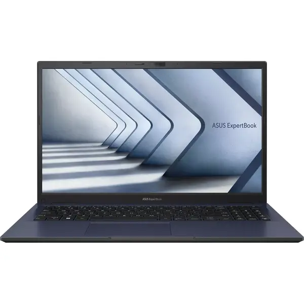 Laptop Asus ExpertBook B1 B1502CBA, 15.6 inch FHD, Intel Core i3-1215U with IPU, 8GB DDR4, 256GB SSD, Intel UHD, Star Black