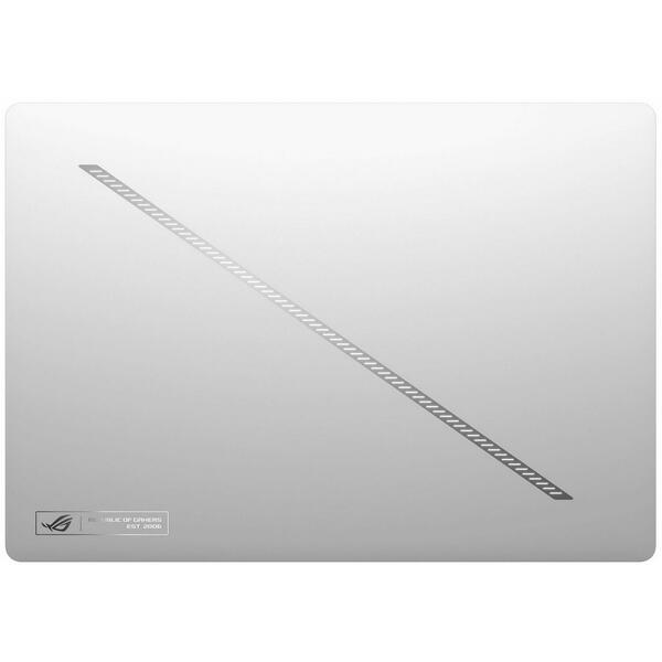 Laptop Asus ROG Zephyrus G14 GA403UV, 14 inch 3K OLED 120Hz, AMD Ryzen 9 8945HS, 16GB DDR5X, 512GB SSD, GeForce RTX 4060 8GB, Platinum White