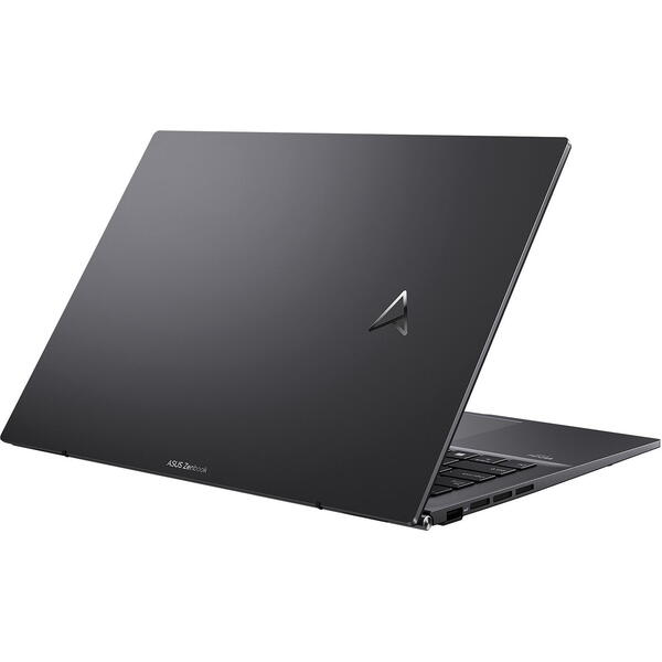 Laptop Asus Zenbook 14 OLED UM3402YA, 14 inch 3K 90Hz, AMD Ryzen 5 7430U, 16GB DDR4, 512GB SSD, AMD Radeon, Win 11 Pro, Jade Black