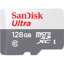 Micro SDXC Ultra 128GB UHS-I Clasa 10 + SD Adaptor