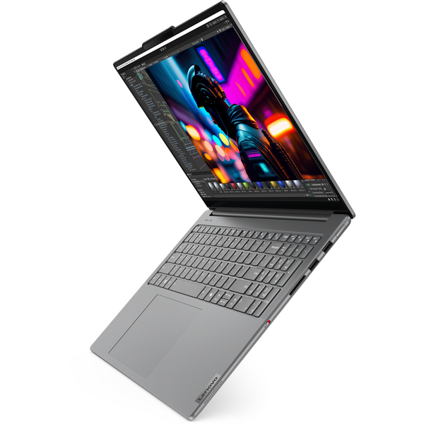 Laptop Lenovo Yoga Pro 9 16IMH9, 16 inch 3.2K Mini LED 165Hz, Intel Core Ultra 9 185H, 64GB DDR5X, 1TB SSD, GeForce RTX 4070 8GB, Win 11 Pro, Luna Grey, 3Yr Onsite Premium Care