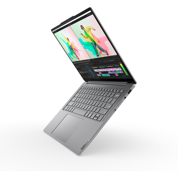 Laptop Lenovo Yoga Pro 7 14AHP9, 14.5 inch 3K IPS 120Hz, AMD Ryzen 7 8845HS, 16GB DDR5X, 1TB SSD, GeForce RTX 3050 6GB, Luna Grey, 3Yr Onsite Premium Care
