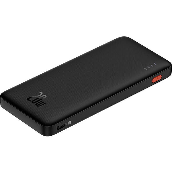 Baterie externa Baseus Airpow, 10000mAh, 20W, USB; USB Type-C, Negru