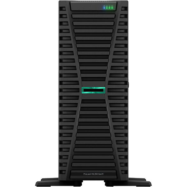 Server Brand HP ProLiant ML110 Gen11, Intel Xeon Silver 4410Y, 32GBRAM, no HDD, Intel VROC, Sursa 1x 1000W, No OS