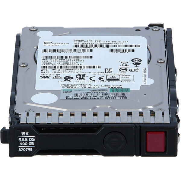 Hard Disk Server HP 870759-B21, 900GB, SAS, 2.5inch