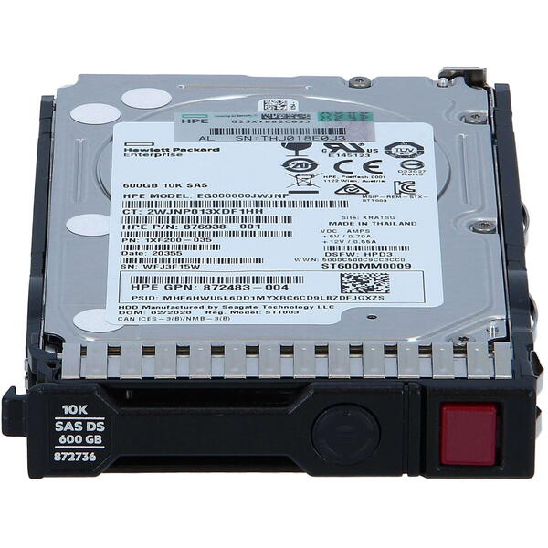 Hard Disk Server HP 872477-B21, 600GB, SAS, 2.5inch