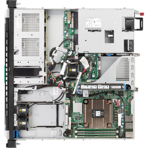 Server Brand HP ProLiant DL20 Gen11, Intel Xeon E-2414, 16GB RAM, No HDD, Intel VROC, Sursa 1x 290W