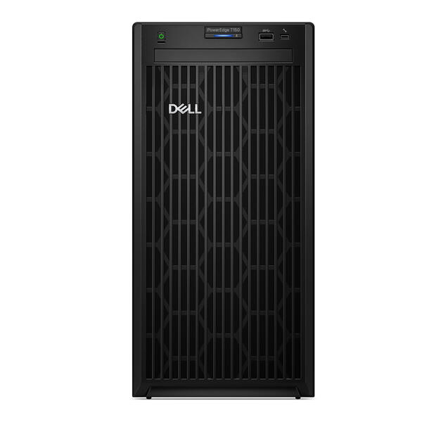 Server Brand Dell PowerEdge T150, Intel Xeon E-2324G 3.1GHz, 16GB RAM, 2x 2TB 7200 rpm SATA, 4x Hot Plug LFF