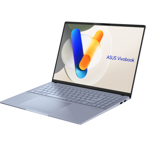Laptop Asus Vivobook S 16 OLED S5606MA, 16 inch 3.2K 120Hz, Intel Core Ultra 7 155H, 16GB LPDDR5X, 1TB SSD, Intel Arc, Win 11 Pro, Mist Blue