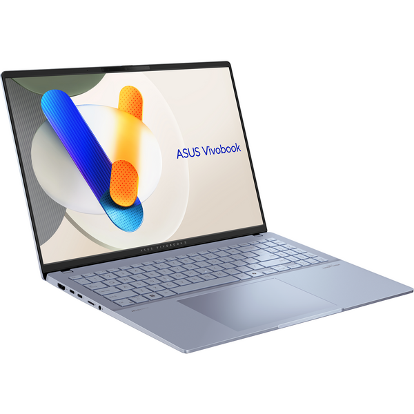 Laptop Asus Vivobook S 16 OLED S5606MA, 16 inch 3.2K 120Hz, Intel Core Ultra 7 155H, 16GB LPDDR5X, 1TB SSD, Intel Arc, Win 11 Pro, Mist Blue