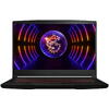 Laptop MSI Thin GF63 12UCX, 15.6 inch FHD 144Hz, Intel Core i7-12650H, 16GB DDR4, 512GB SSD, GeForce RTX 2050 4GB, Free DOS, Black