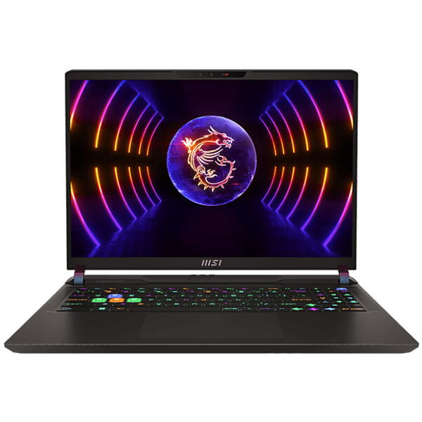 Laptop MSI Vector GP68HX 13VH, 16 inch QHD+ 240Hz, Intel Core i9-13950HX, 32GB DDR5, 1TB SSD, GeForce RTX 4080 12GB, Win 11 Home, Cosmos Gray
