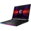 Laptop Gaming MSI Raider GE78 HX 14VHG, 17 inch QHD+ 240Hz, Intel Core i9 14900HX, 32GB DDR5, 2TB SSD, GeForce RTX 4080 12GB, Win 11 Pro, Core Black