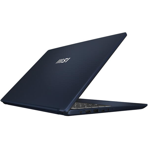 Laptop MSI Modern 15 B12MO, 15.6 inch FHD, Intel Core i5-1235U, with IPU, 8GB DDR4, 512GB SSD, Intel Iris Xe, Free DOS, Classic Black