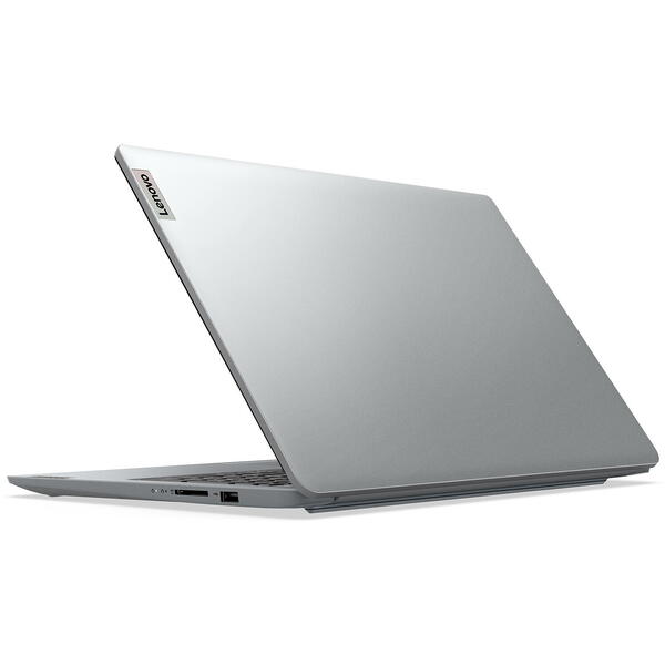 Laptop Lenovo IdeaPad 1 15AMN7, 15.6 inch FHD, AMD Ryzen 5 7520U, 8GB DDR5, 512GB SSD, AMD Radeon 610M, Cloud Grey