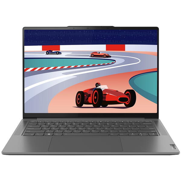 Laptop Lenovo Yoga Pro 7 14IRH8, 14.5 inch 3K IPS 120Hz, Intel Core i5-13500H, 16GB DDR5, 1TB SSD, GeForce RTX 3050 6GB, Storm Grey, 3Yr Onsite Premium Care