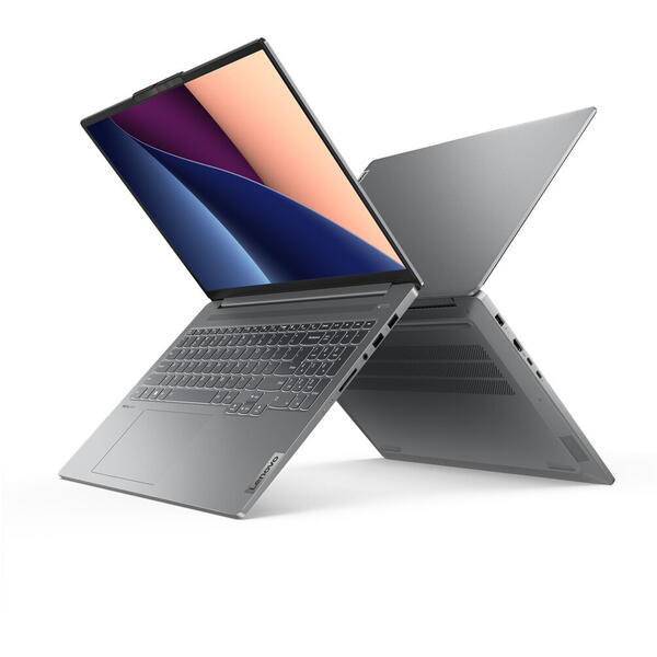 Laptop Lenovo IdeaPad Pro 5 16IRH8, 16 inch 2.5K IPS 120Hz, Intel Core i7-13700H, 16GB DDR5, 1TB SSD, GeForce RTX 4050 6GB, Arctic Grey