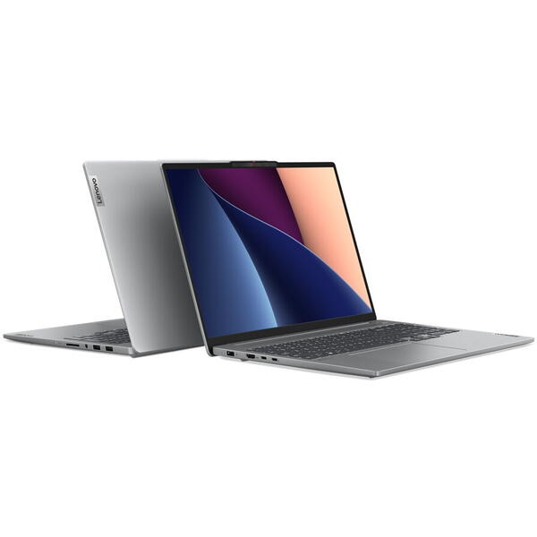 Laptop Lenovo IdeaPad Pro 5 16IRH8, 16 inch 2.5K IPS 120Hz, Intel Core i7-13700H, 16GB DDR5, 1TB SSD, GeForce RTX 4050 6GB, Arctic Grey