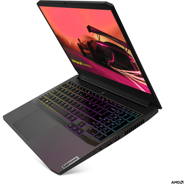 Laptop Gaming Lenovo IdeaPad 3 15ACH6, 15.6 inch FHD IPS 144Hz, AMD Ryzen 5 5500H, 8GB DDR4, 512GB SSD, GeForce RTX 2050 4GB, Shadow Black