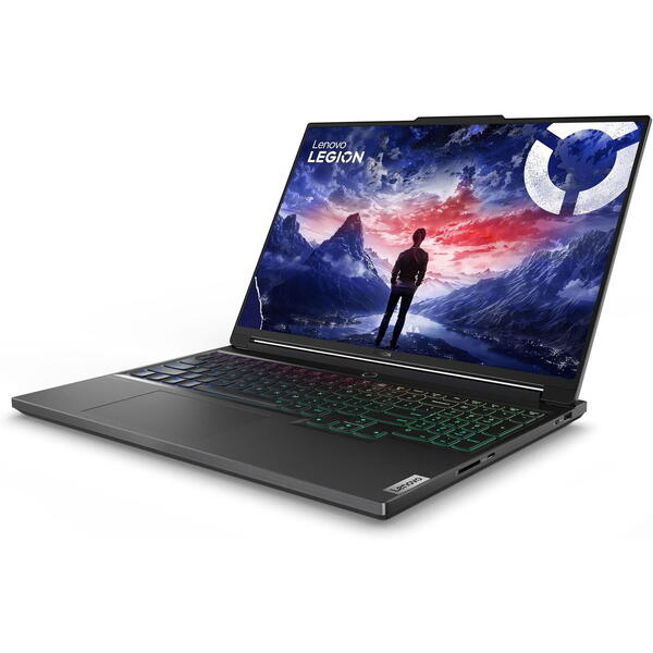 Laptop Lenovo Legion 7 16IRX9, 16 inch 3.2K IPS 165Hz G-Sync, Intel Core i7 14700HX, 32GB DDR5, 1TB SSD, GeForce RTX 4070 8GB, Eclipse Black, 3Yr Onsite Premium Care