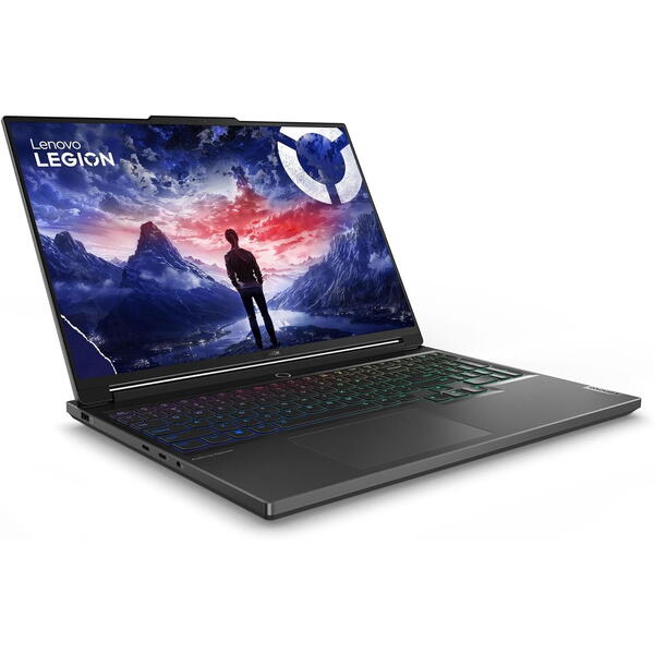 Laptop Lenovo Legion 7 16IRX9, 16 inch 3.2K IPS 165Hz G-Sync, Intel Core i7 14700HX, 32GB DDR5, 1TB SSD, GeForce RTX 4070 8GB, Eclipse Black, 3Yr Onsite Premium Care