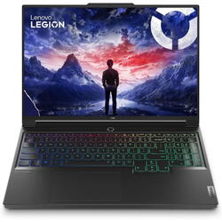 Laptop Lenovo Legion 7 16IRX9, 16 inch 3.2K IPS 165Hz G-Sync, Intel Core i7 14700HX, 32GB DDR5, 1TB SSD, GeForce RTX 4070 8GB, Eclipse Black, 3Yr Onsite Premium Care
