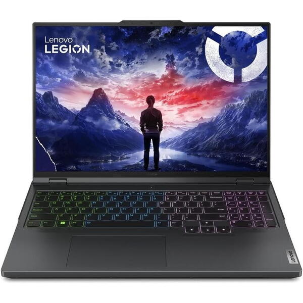 Laptop Gaming Lenovo Legion Pro 5 16IRX9, 16 inch WQXGA IPS 240Hz G-Sync, Intel Core i7 14700HX, 32GB DDR5, 1TB SSD, GeForce RTX 4070 8GB, Onyx Grey, 3Yr Onsite Premium Care