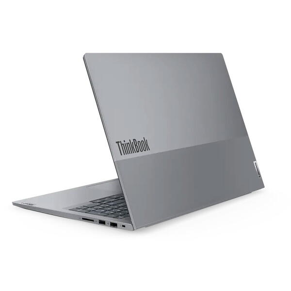 Laptop Lenovo ThinkBook 16 G6 IRL, 16 inch WUXGA IPS, Intel Core i5-1335U, 8GB DDR5, 512GB SSD, Intel Iris Xe, Arctic Grey
