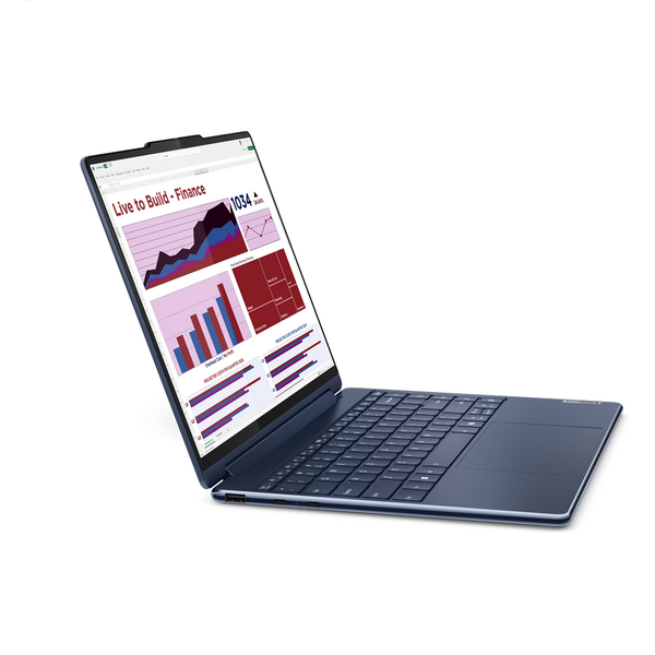 Laptop Lenovo Yoga 9 2-in-1 14IMH9, 14 inch 4K OLED Touch, Intel Core Ultra 7 155H, 32GB DDR5X, 1TB SSD, Intel Arc, Win 11 Pro, Cosmic Blue, 3Yr Onsite Premium Care