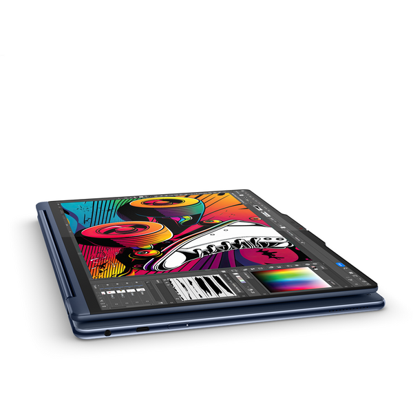 Laptop Lenovo Yoga 9 2-in-1 14IMH9, 14 inch 4K OLED Touch, Intel Core Ultra 7 155H, 32GB DDR5X, 1TB SSD, Intel Arc, Win 11 Pro, Cosmic Blue, 3Yr Onsite Premium Care