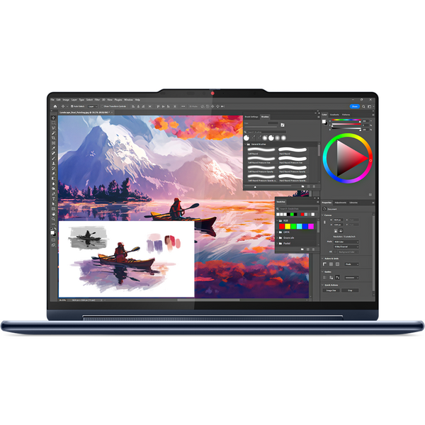 Laptop Lenovo Yoga 9 2-in-1 14IMH9, 14 inch 4K OLED Touch, Intel Core Ultra 7 155H, 32GB DDR5X, 1TB SSD, Intel Arc, Win 11 Pro, Cosmic Blue, 3Yr Onsite Premium Care