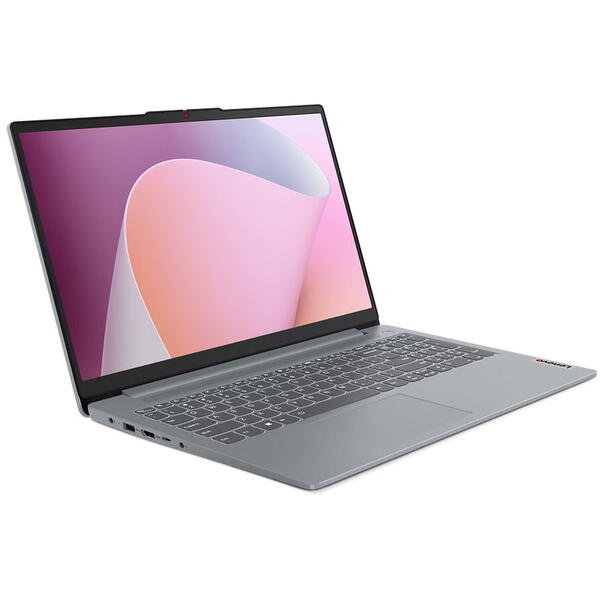 Laptop Lenovo IdeaPad Slim 3 15IAH8, 15.6 inch FHD, Intel Core i5-12450H, 16GB DDR5, 512GB SSD, Intel UHD, Arctic Grey