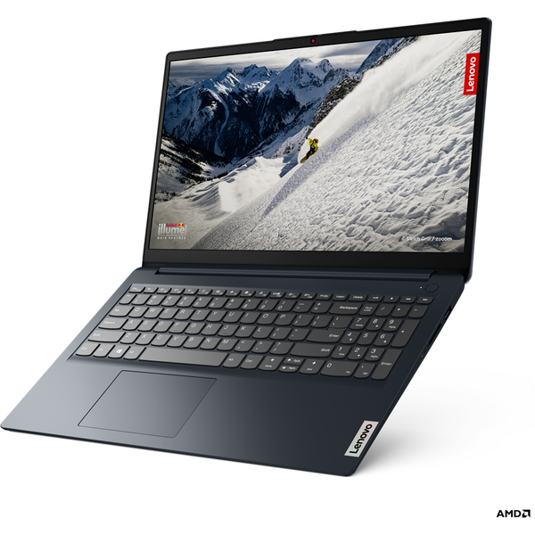 Laptop Lenovo IdeaPad 1 15ALC7, 15.6 inch FHD IPS, AMD Ryzen 5 5500U, 16GB DDR4, 512GB SSD, AMD Radeon, Abyss Blue