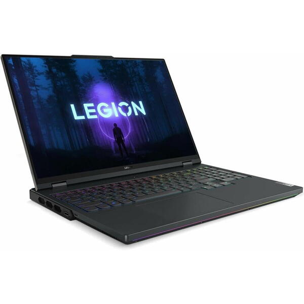 Laptop Gaming Lenovo Legion Pro 7 16ARX8H, 16 inch WQXGA IPS 240Hz G-Sync, AMD Ryzen 9 7945HX, 32GB DDR5, 1TB SSD, GeForce RTX 4080 12GB, Onyx Grey, 3Yr Onsite Premium Care