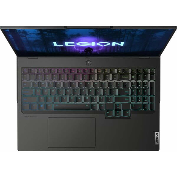 Laptop Gaming Lenovo Legion Pro 7 16ARX8H, 16 inch WQXGA IPS 240Hz G-Sync, AMD Ryzen 9 7945HX, 32GB DDR5, 1TB SSD, GeForce RTX 4080 12GB, Onyx Grey, 3Yr Onsite Premium Care