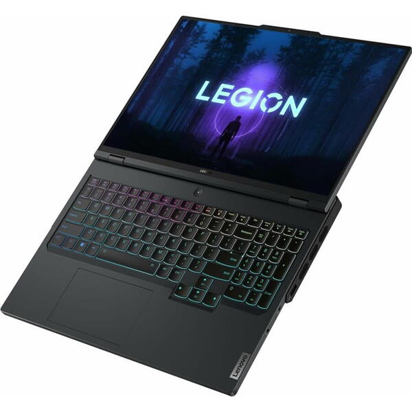 Laptop Gaming Lenovo Legion Pro 7 16ARX8H, 16 inch WQXGA IPS 240Hz G-Sync, AMD Ryzen 9 7945HX, 32GB DDR5, 1TB SSD, GeForce RTX 4080 12GB, Onyx Grey, 3Yr Onsite Premium Care