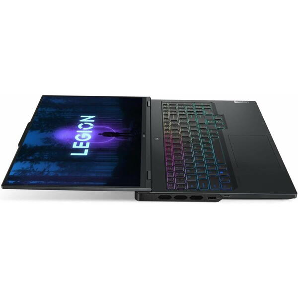 Laptop Gaming Lenovo Legion Pro 7 16ARX8H, 16 inch WQXGA IPS 240Hz G-Sync, AMD Ryzen 9 7945HX, 32GB DDR5, 1TB SSD, GeForce RTX 4080 12GB, Onyx Grey, 3Yr Onsite Premium Care