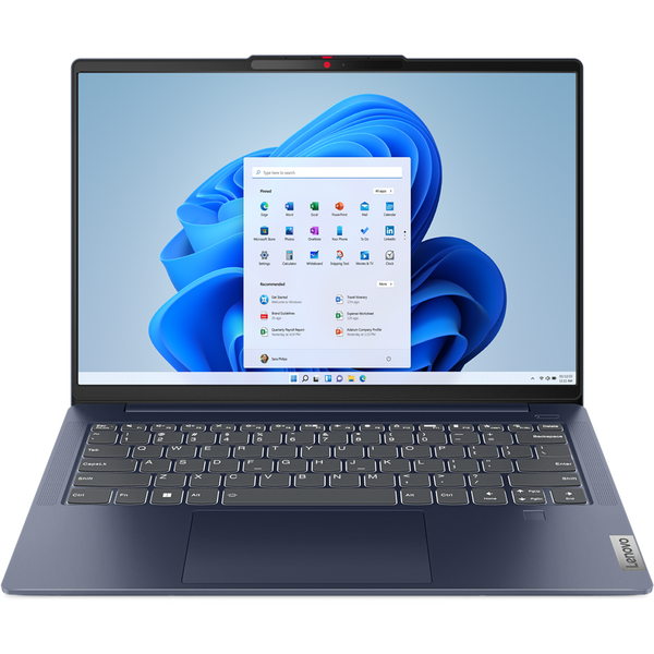Laptop Lenovo IdeaPad Slim 5 14ABR8, 14 inch WUXGA OLED, AMD Ryzen 7 7730U, 16GB DDR4, 1TB SSD, Radeon, Abyss Blue