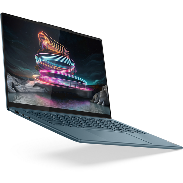 Laptop Lenovo Yoga Pro 7 14IMH9, 14.5 inch 2.8K OLED 120Hz, Intel Core Ultra 7 155H, 32GB DDR5X, 1TB SSD, GeForce RTX 4050 6GB, Tidal Teal, 3Yr Onsite Premium Care