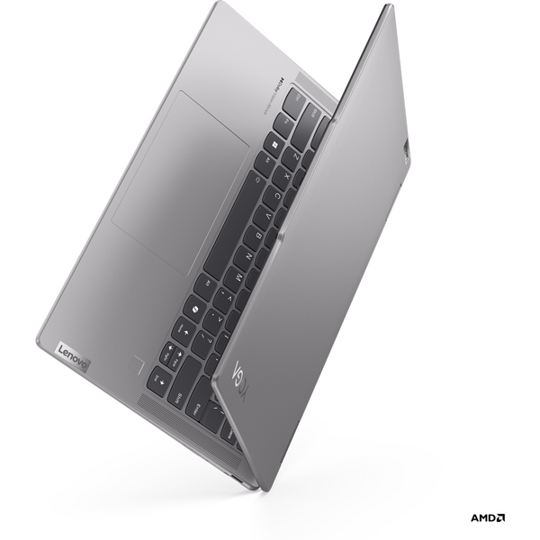 Laptop Lenovo Yoga 7 2-in-1 14AHP9, 14 inch WUXGA OLED Touch, AMD Ryzen 7 8840HS, 16GB DDR5X, 1TB SSD, Radeon 780M, Win 11 Home, Arctic Grey, 3Yr Onsite Premium Care