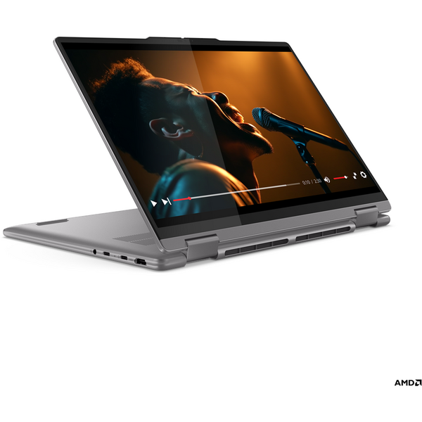 Laptop Lenovo Yoga 7 2-in-1 14AHP9, 14 inch WUXGA OLED Touch, AMD Ryzen 7 8840HS, 16GB DDR5X, 1TB SSD, Radeon 780M, Win 11 Home, Arctic Grey, 3Yr Onsite Premium Care