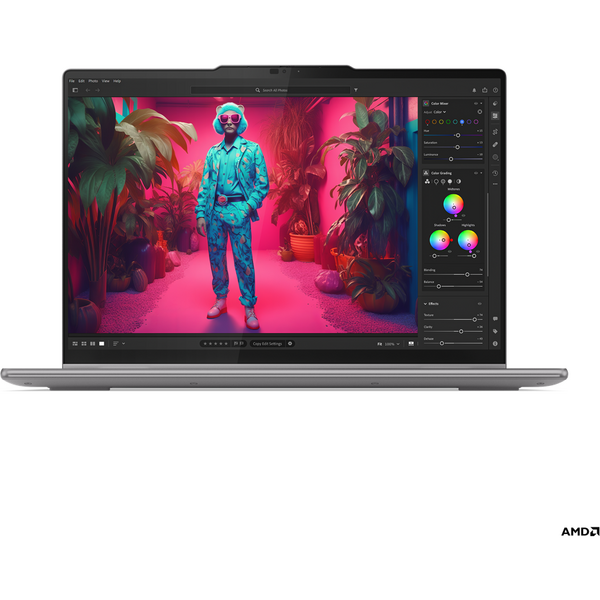 Laptop Lenovo Yoga 7 2-in-1 14AHP9, 14 inch WUXGA OLED Touch, AMD Ryzen 7 8840HS, 16GB DDR5X, 1TB SSD, Radeon 780M, Win 11 Home, Arctic Grey, 3Yr Onsite Premium Care