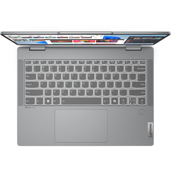 Laptop Lenovo IdeaPad 5 2-in-1 14IRU9, 14 inch WUXGA IPS Touch, Intel Core 5 120U, 16GB LPDDR5X, 1TB SSD, Intel Graphics, Luna Grey