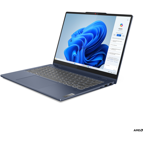 Laptop Lenovo IdeaPad 5 2-in-1 14AHP9, 14 inch WUXGA IPS Touch, AMD Ryzen 5 8645HS, 16GB LPDDR5X, 512GB SSD, AMD Radeon 760M, Cosmic Blue