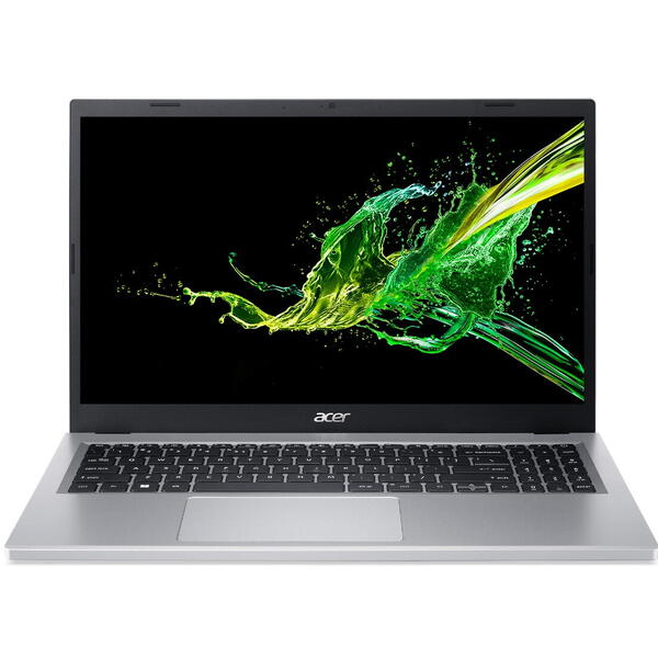 Laptop Acer Aspire 3 A315-59, 15.6 inch FHD, Intel Core i3-1215U with IPU, 16GB DDR4, 512GB SSD, Intel UHD, Pure Silver