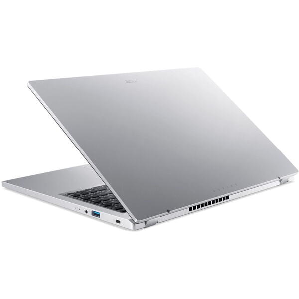 Laptop Acer Aspire 3 A315-59, 15.6 inch FHD, Intel Core i3-1215U with IPU, 16GB DDR4, 512GB SSD, Intel UHD, Pure Silver