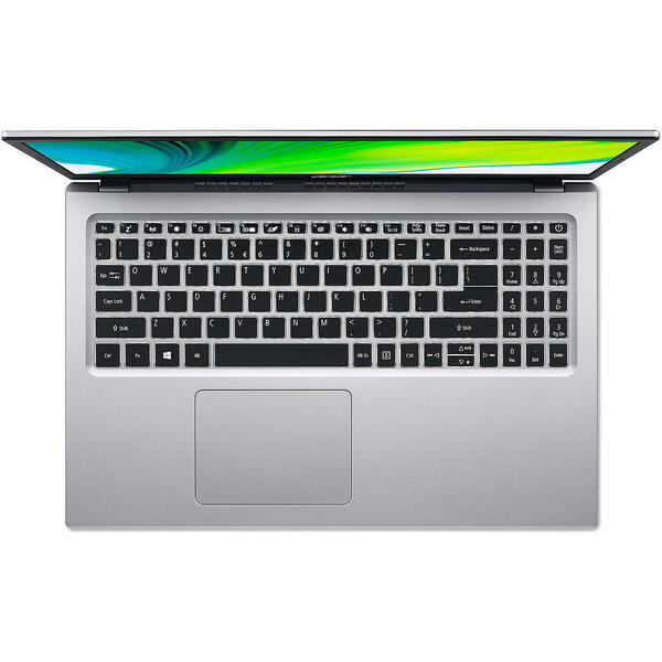 Laptop Acer Aspire 5 A515-56, 15.6 inch FHD, Intel Core i7-1165G7 with IPU, 16GB DDR4, 1TB SSD, Intel Iris Xe, Pure Silver