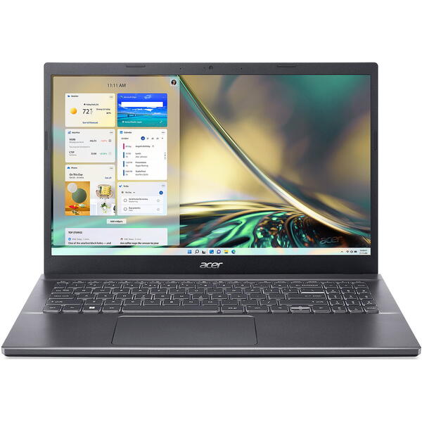 Laptop Acer Aspire 5 A515-48M, 15.6 inch FHD IPS, AMD Ryzen 7 7730U, 16GB DDR4X, 1TB SSD, Radeon, Steel Gray